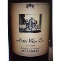 Antic Wine Co. 2010